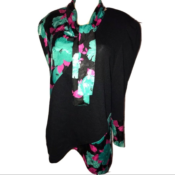 Vintage 1980s Anthony Sicari Grandmacore Sweater L - Picture 2 of 8